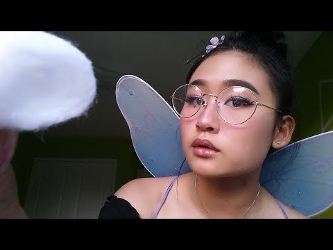 Binaural ASMR - The Healing Fairy (Roleplay | Personal Attention, Dabbing, Water Sounds)