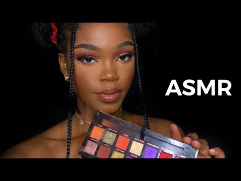 ASMR| Doing your makeup Roleplay | Face touching and lens Brushing | Nomie Loves Asmr