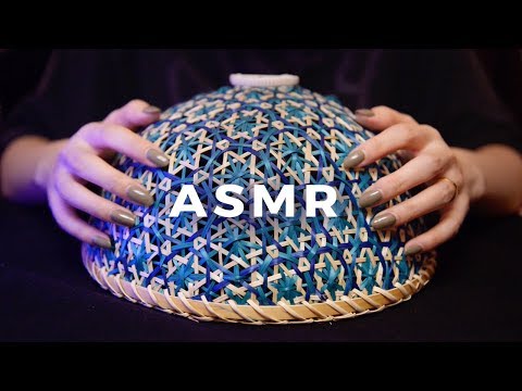 ASMR Relaxing Wood, Bamboo and Straw Triggers (No Talking)
