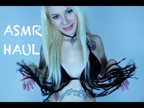 ASMR Haul & Fabric Scratching | Whisper