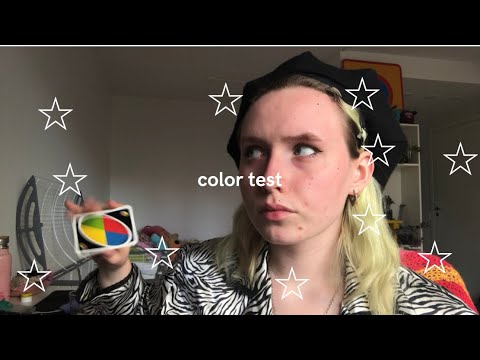 lofi asmr! [subtitled] color test!