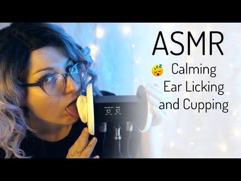 ASMR | Calming Ear Licking and Cupping 😛 Sleepy Soothing Ear Kisses