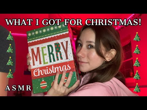 ASMR | what I got for CHRISTMAS! 🎄