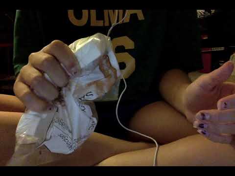 ASMR crinkles (bags and plastic with some whispering)