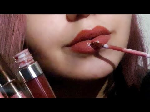 pt.1~ASMR~Tingly Lipgloss {WET mouth sounds & Tapping}صدای دهان،برق لب💄👄👅💅🏻💦
