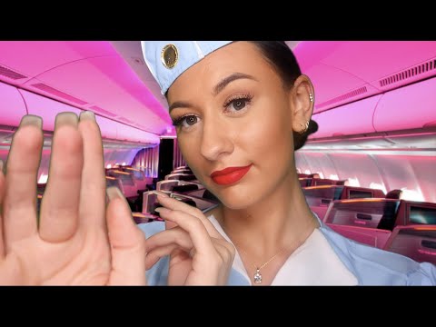 [ASMR] First Class Air Hostess Roleplay (Personal Attention)