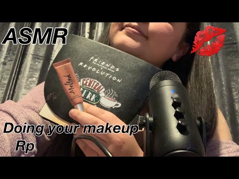 ASMR doing your makeup RP!!