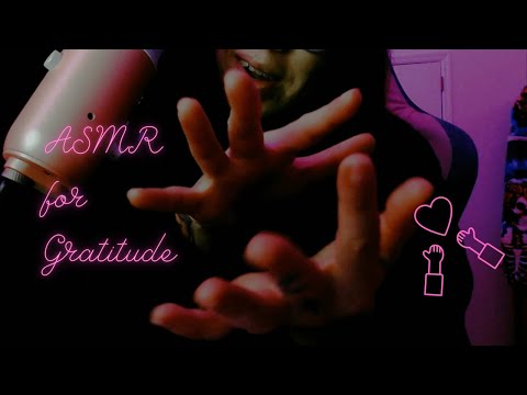 Gratitude ASMR🕯😌 Whispers, Hand Movements, & Ambient Sounds🎧 Instant Relaxation & Sleep🧸💤