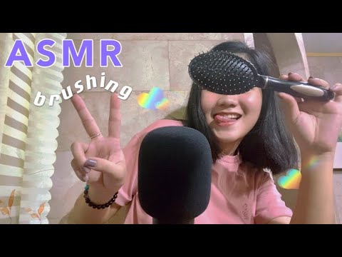 ASMR | brushing my hair and shirt 💇🏻‍♀️👕 | fast and random | leiSMR [custom]