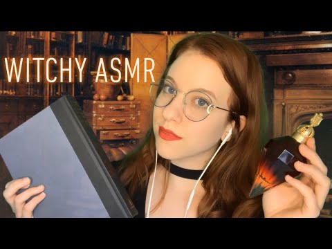 ASMR | Witchy Potion Making  ⚡️| glass tapping, water sounds, whispers, page turning, roleplay