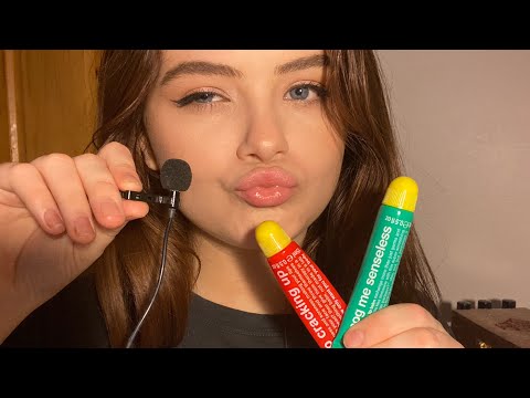 ASMR ~ Mouth Sounds and Lipgloss sounds (no talking)