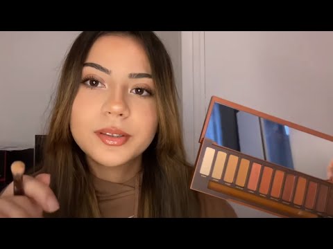 asmr- doing your makeup in 1 minute (very fasttt)