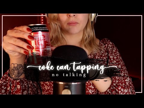 😴 ASMR Can Tapping and Scratching NO TALKING 😴 [Tapping, Scratching, Liquid Sounds]
