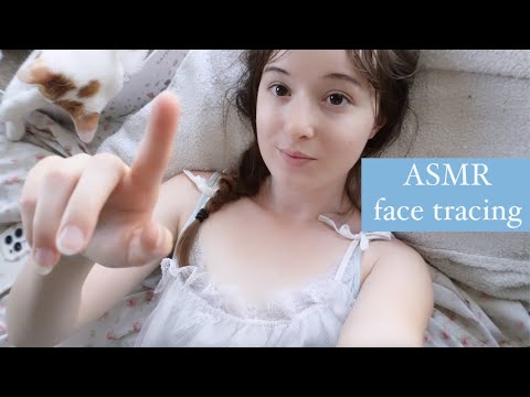 ASMR face tracing 🩵😌