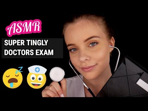 ASMR Super Tingly Doctors Visit - Close Up Whispering