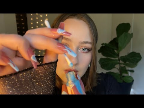 asmr doing your lashes (lift + extensions) (layered sounds, personal attention)