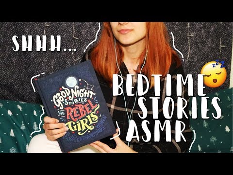 BEDTIME STORIES ASMR ~ (Book tapping/ Turning pages/ Whisper reading)