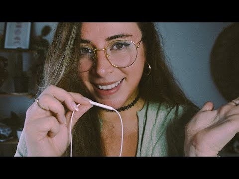 ASMR Apple mic Triggers! mic tapping, scratching, lid sounds, mouth sounds..