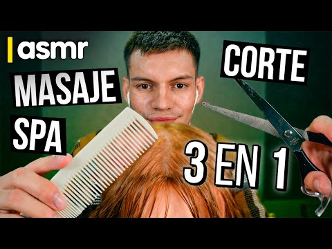 ASMR español roleplay para dormir spa de cabello