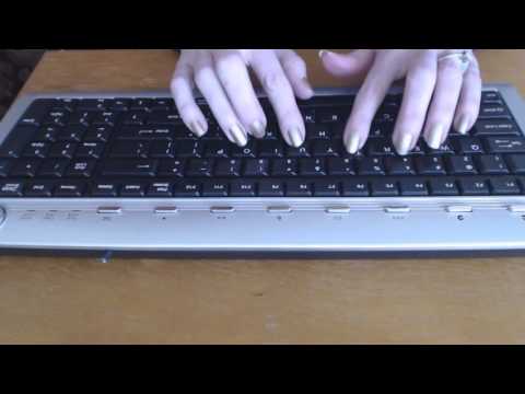 ASMR Keyboard Typing & Gum Chewing ~ No Talking