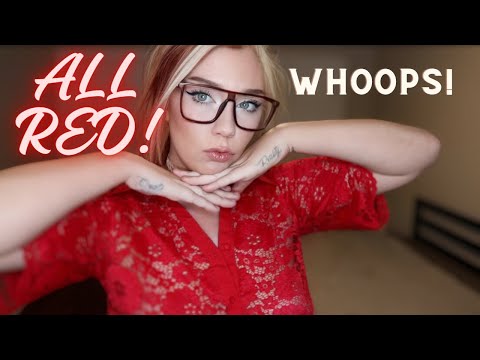 ALL RED TRY ON HAUL…whoops!
