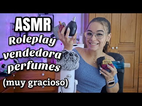 ASMR ROLEPLAY VENDEDORA DE PERFUMES!💁🏽‍♀️(Muy Gracioso😂) | ASMR en español para dormir | Pandasmr