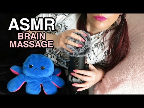 ASMR BRAIN MASSAGE | COME RELAX WITH ME 😴🌌 Fluffy mic scratching 💕