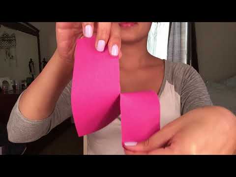 Asmr paper tearing-ripping sounds/crinkles (no talking)