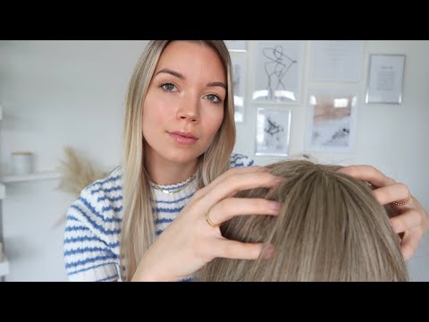ASMR Scalp and Head Massage & Hair brushing Roleplay