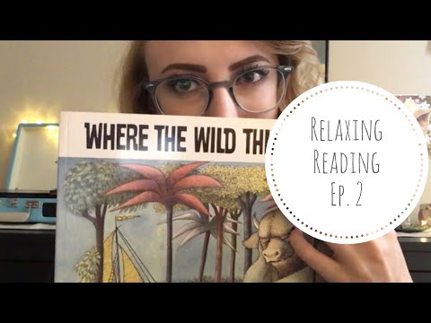 [ASMR] Relaxing Reading ep. 2: Where the Wild Things Are (whispered, tapping)