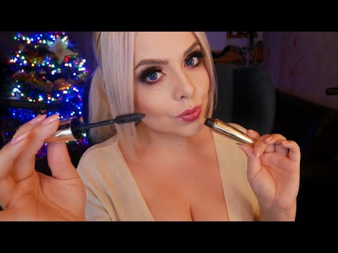 ASMR Makeup Artist Does Your Makeup! 💋Soft whisper, Hand Movements, Personal Attention