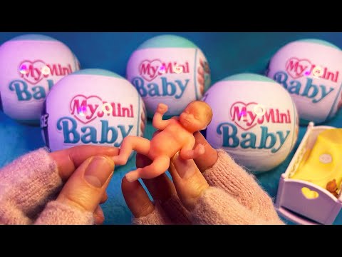 ASMR Miniature Reborn Baby Surprise Opening (Squishy Silicone)