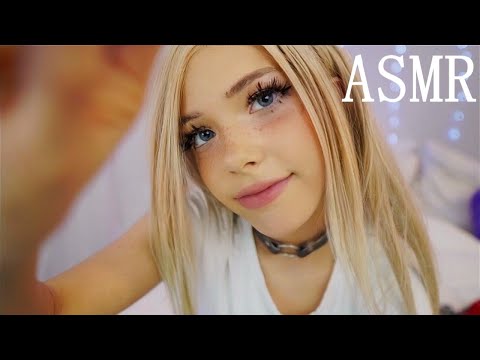 comforting your anxiety ♡ girlfriend roleplay ASMR ♡ for anxiety and stress ♡ hair combing ♡ hugs
