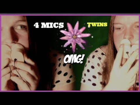 [ASMR] The Most INTENSE👀 Twin Fast Mouth Sound Ever 4 Mics Used [NO TALKING]