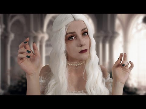 ASMR 🤍👑🐇 White Queen Helps You Get Home | (Somewhat) Unintelligible Whispers, Ambient Music & Birds