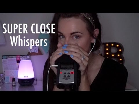ASMR Super Close Whispers & Relaxing Light