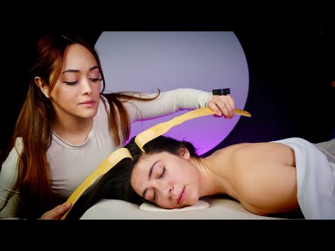 ASMR Luxurious Scratching Therapy & Massage [Face, Scalp, Back] for Deep Sleep | Soft Spoken