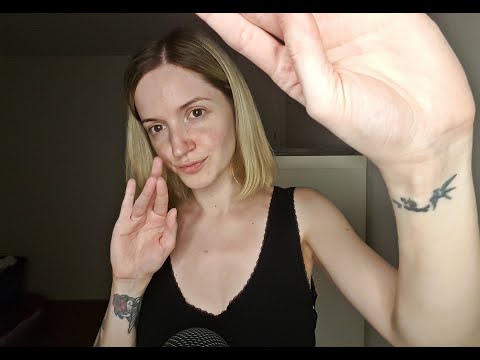 ASMR fast unpredictable chaotic - hand sounds, mouth sounds, personal attention, whispering