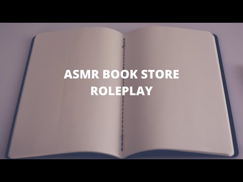 ASMR   Book Store Roleplay   Soft Whispering, Tapping, and Page Turning
