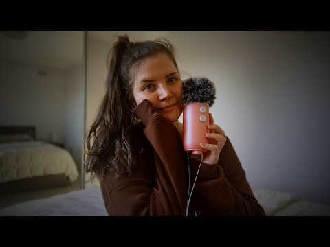 asmr | cozy whisper ramble | close-up whispering (relaxing & tingly)