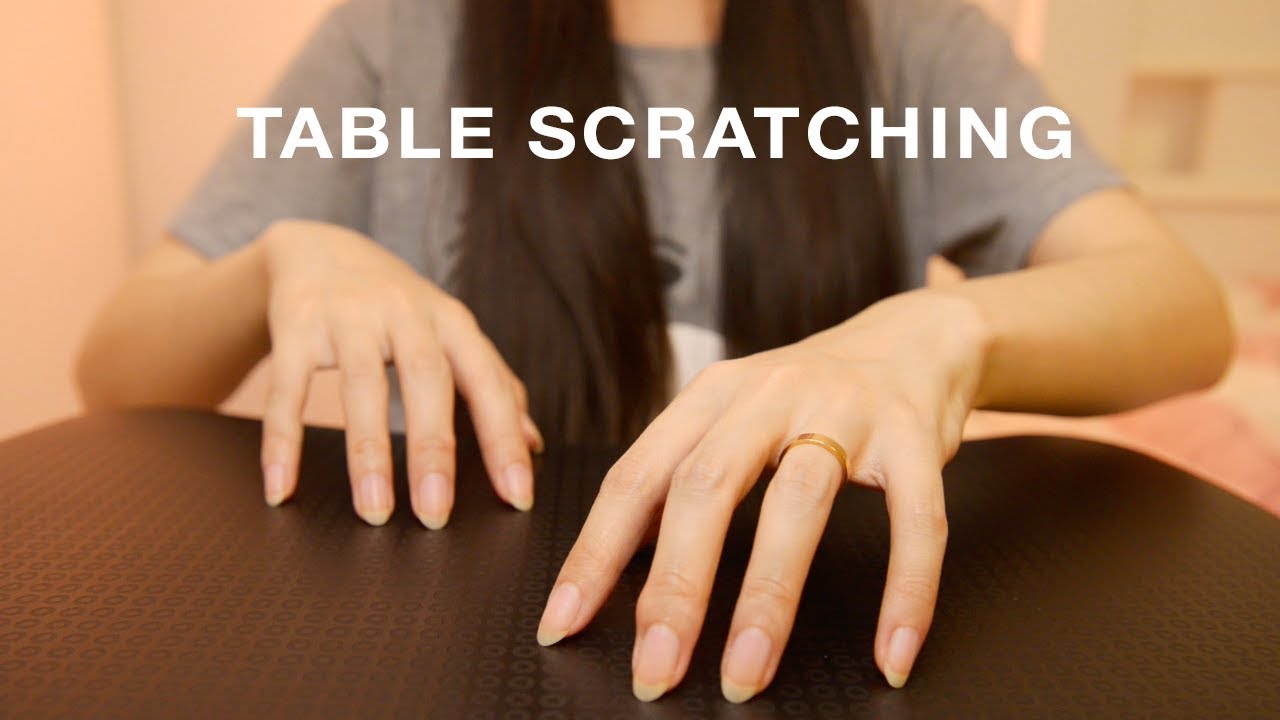 ASMR Relaxing Table Scratching | Different Surfaces (No Talking)