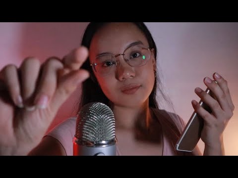 ASMR Comforting You (plucking, whispering, phone tapping and positive affirmations)