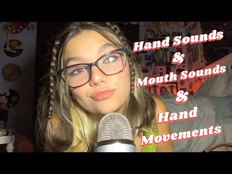 ASMR | Fast and Aggressive Hand Sounds, Mouth Sounds, Rambles, and Hand Movements | Very Tingly ;)