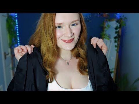 ASMR feel loved 💞Girlfriend scratch your back and read to you before bed 💆