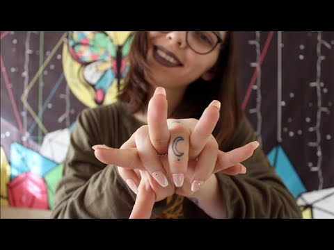 ASMR Unique Hand Movements with Unintelligible Whispers🦋