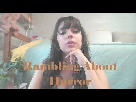 ASMR 💀 Rambling about Horror (Tongue Clicking)