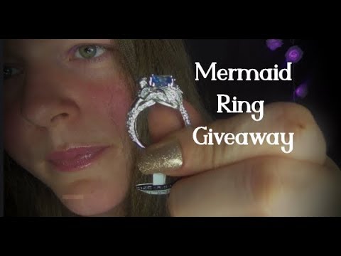 💍ASMR  GIVEAWAY , Lo-Fi Unboxing a Jeulia Mermaid Sterling Silver Ring 💍