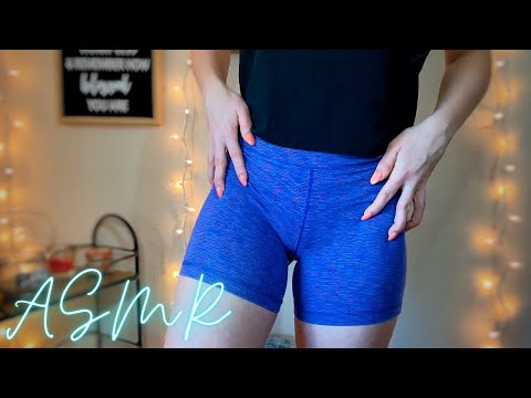 ASMR - Pure Fabric Scratching in Bubblelime Workout Leggings - Fabric  Sounds, No Talking