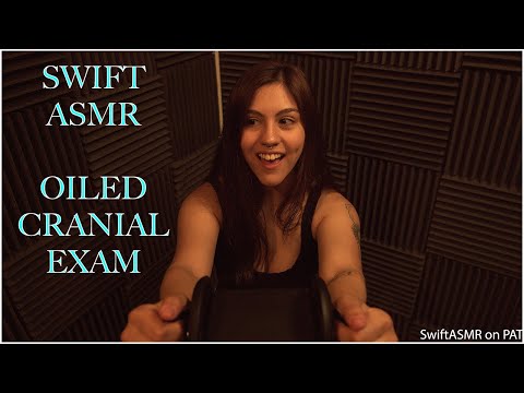Swift ASMR Oiled Ear Exam - Relaxing and Tingling ASMR - Oiled Smooth Sounds - Top Ten Triggers