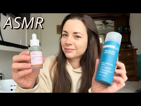 ASMR • My Skincare Routine (Sleepy Triggers, Whisper Ramble)